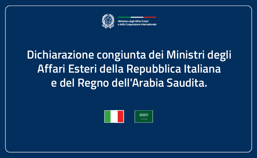 DICHIARAZIONE_CONGIUNTA_MINISTRI_ESTERI_ITALIA_ARABIA_SAUDITA